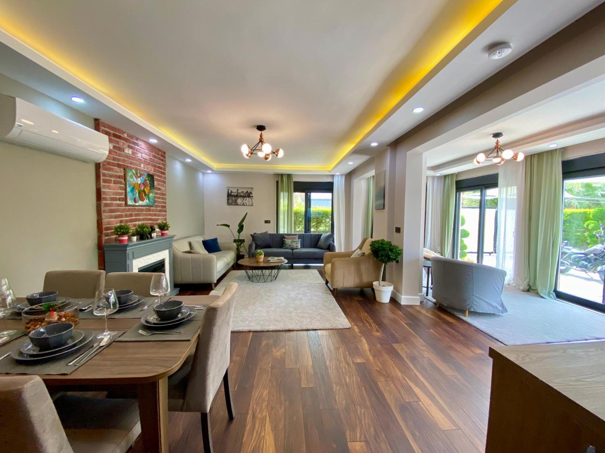 Villa Annabèll1 Havuzlu Jakuzili Triplex Lux villa Belek Esterno foto