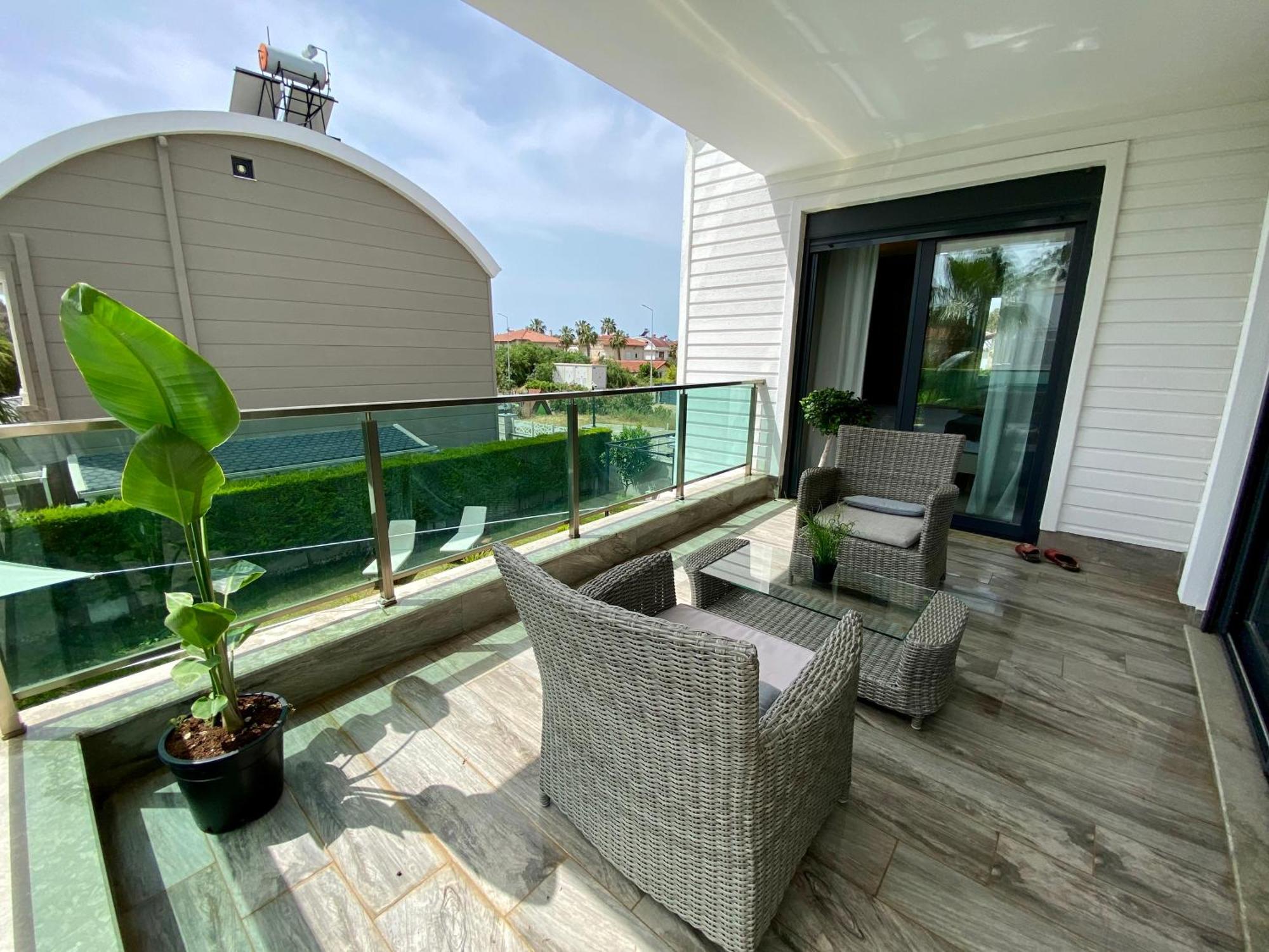 Villa Annabèll1 Havuzlu Jakuzili Triplex Lux villa Belek Esterno foto