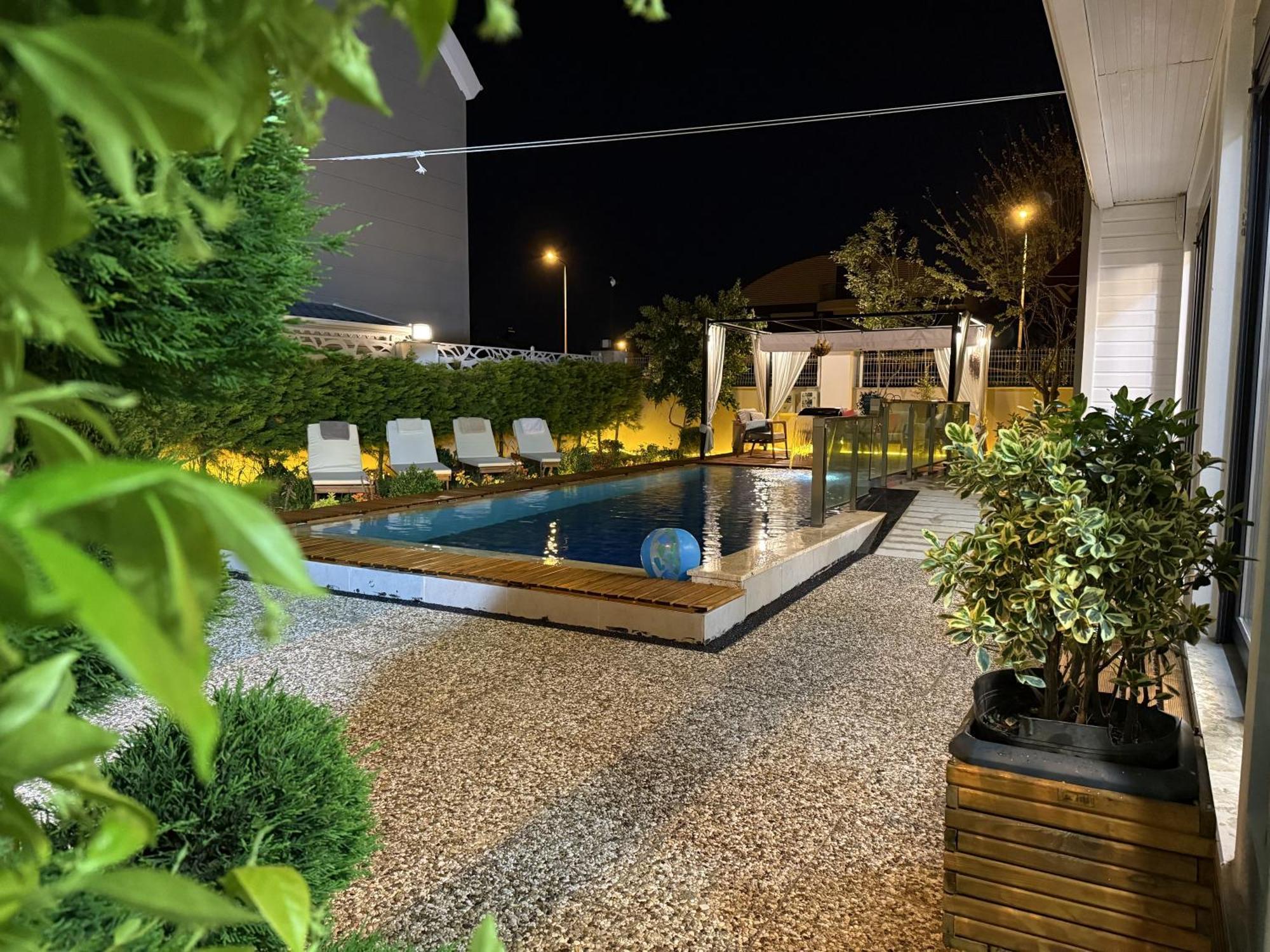 Villa Annabèll1 Havuzlu Jakuzili Triplex Lux villa Belek Esterno foto