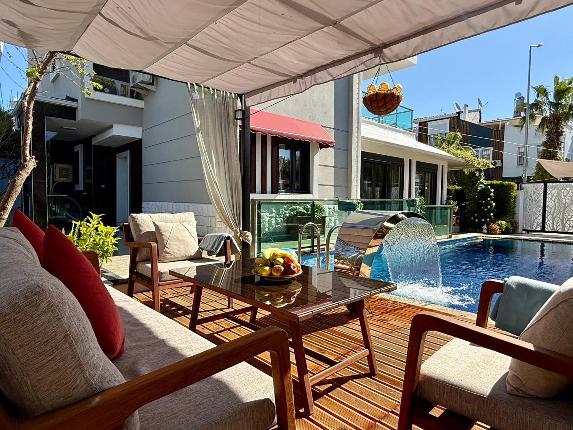 Villa Annabèll1 Havuzlu Jakuzili Triplex Lux villa Belek Esterno foto