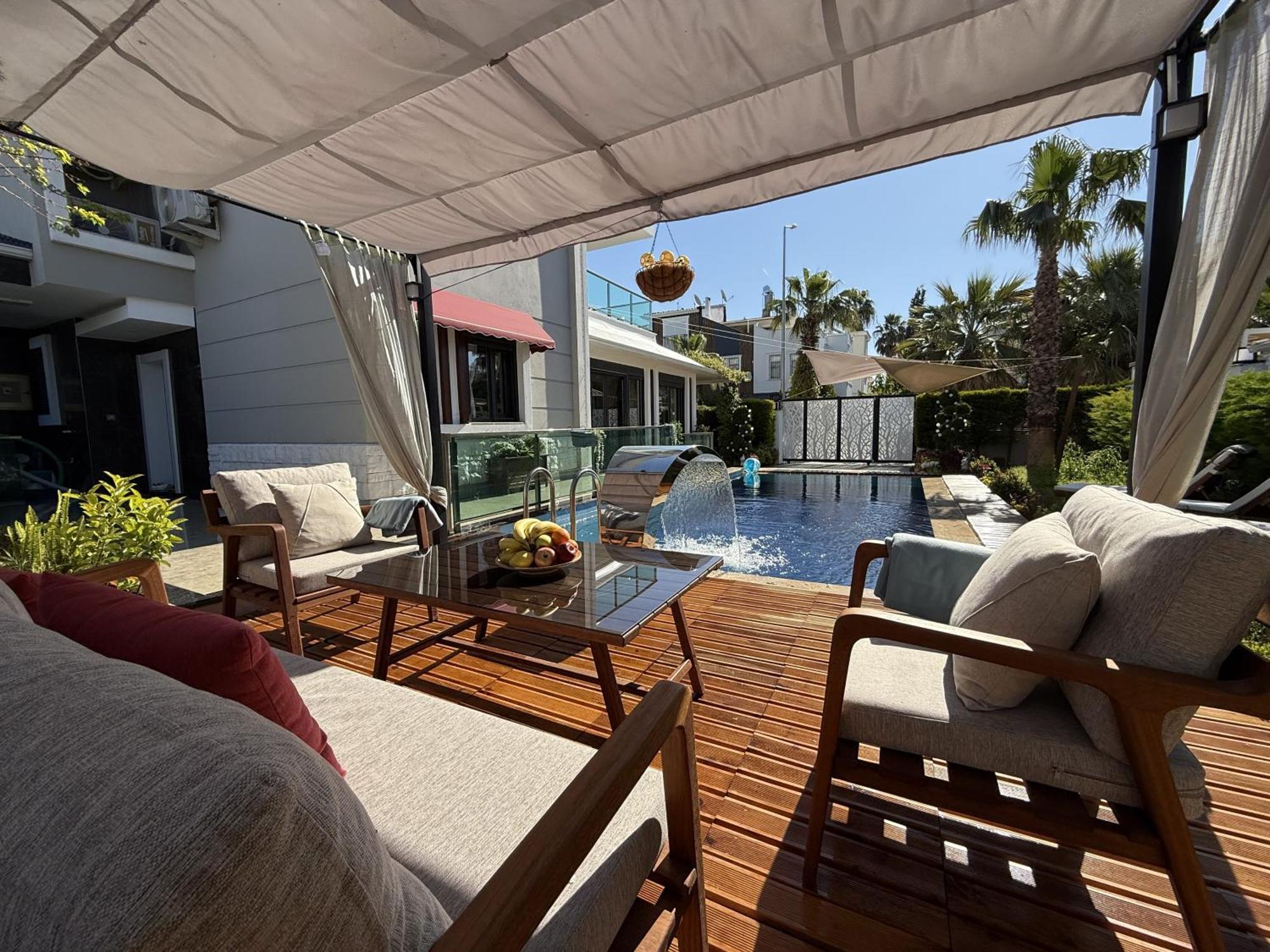 Villa Annabèll1 Havuzlu Jakuzili Triplex Lux villa Belek Esterno foto